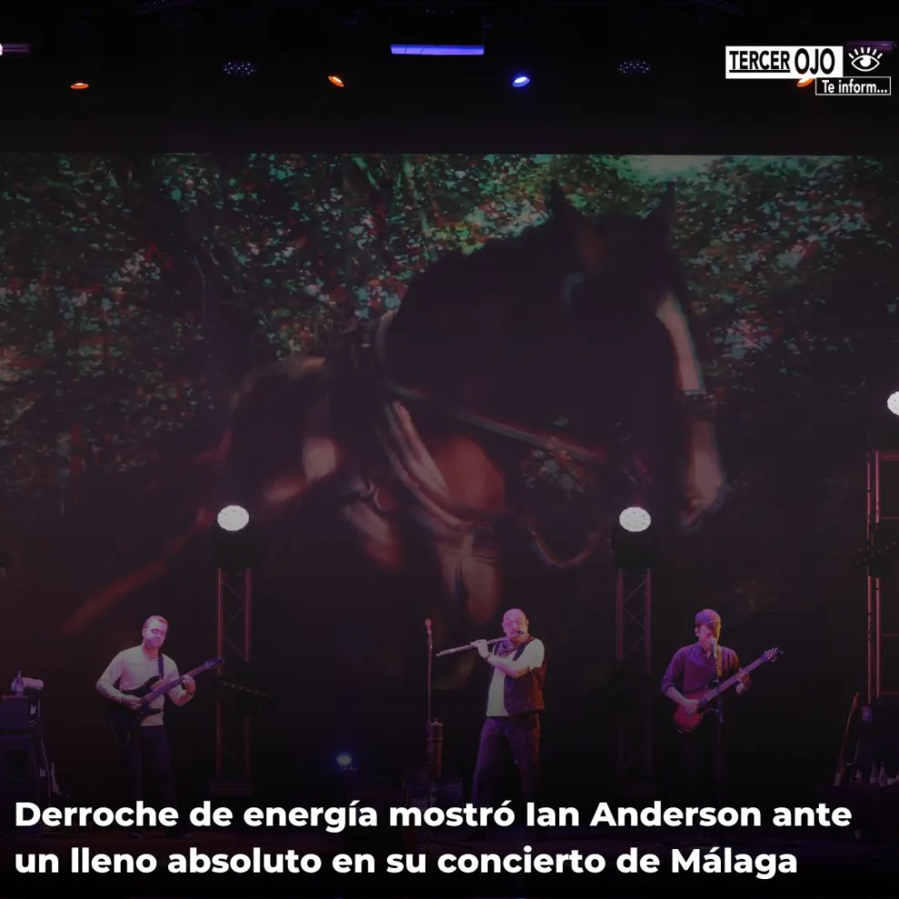 Derroche de energía mostró Ian Anderson ante un lleno absoluto en su concierto de Málaga