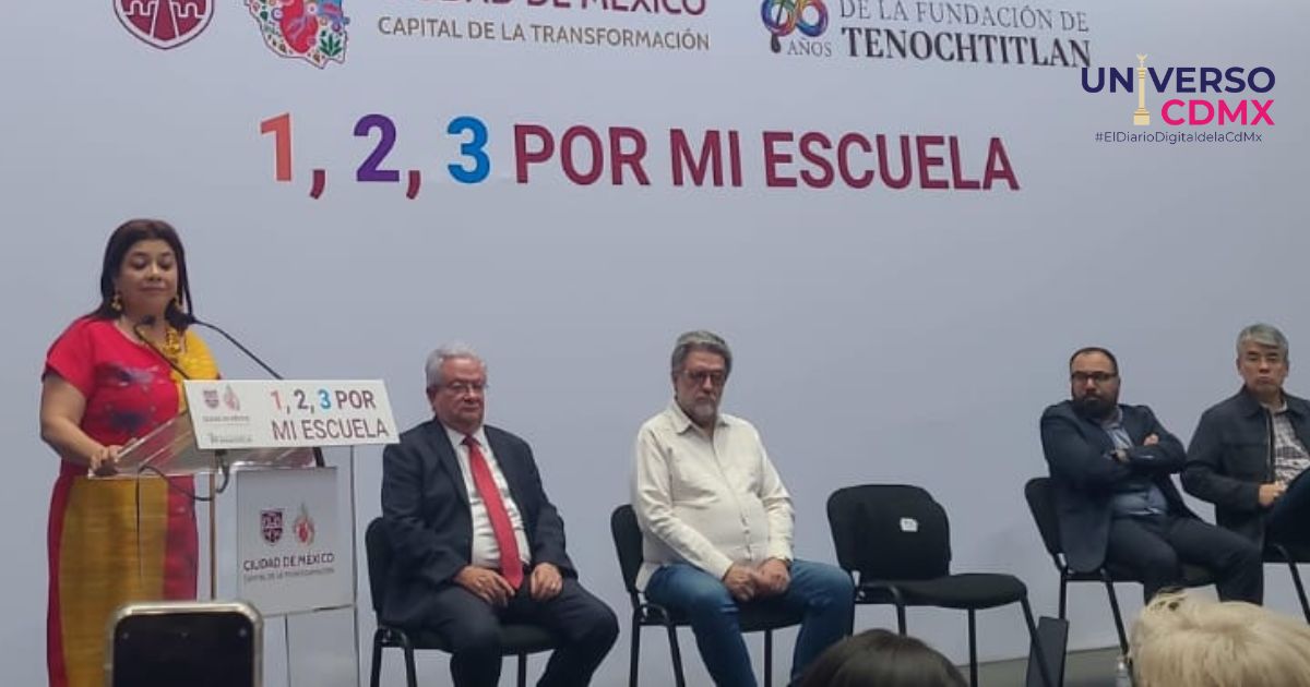 123 POR MI ESCUELA EN LA CDMX