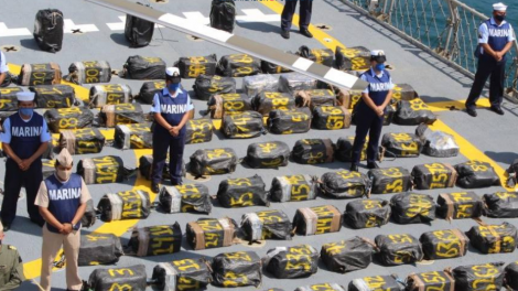 4Marina asegura casi 2 mil kilos de cocaína en las costas de Michoacán