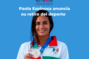 Paola Espinosa anuncia su retiro del deporte