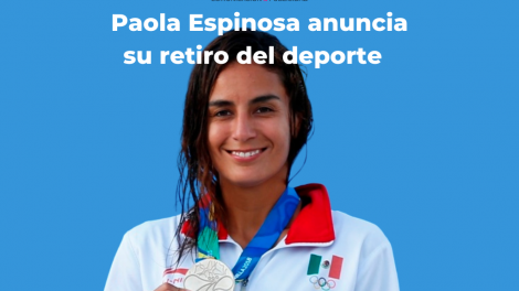 Paola Espinosa anuncia su retiro del deporte