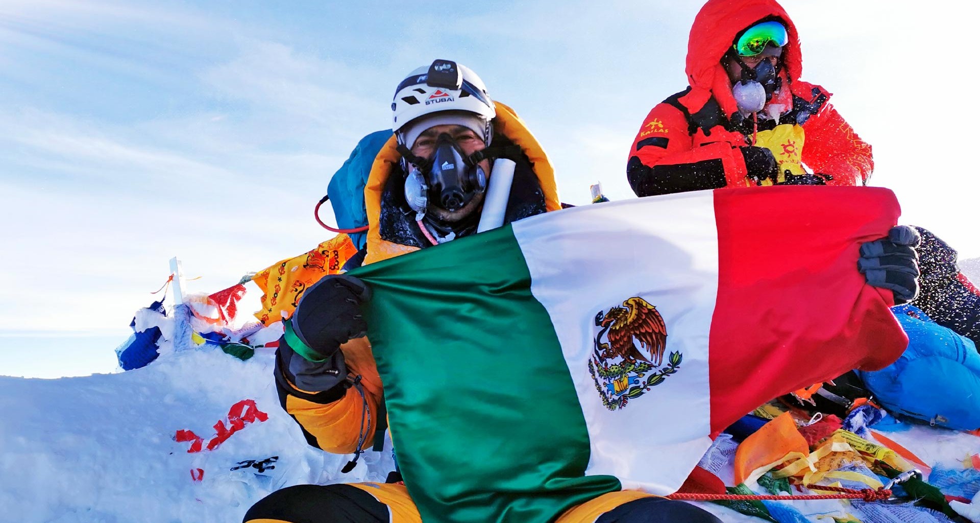 mexicano escala everest