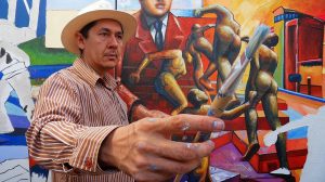 Muralista Ernesto Rios Rocha