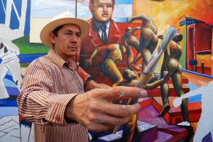 Muralista Ernesto Rios Rocha