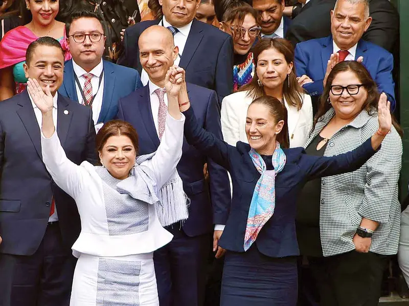 Clara Brugada asume el cargo de Jefa de Gobierno de la Ciudad de México