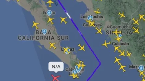 Detectan actividad inusual en las costas de Sinaloa y Baja California Sur: avión de la Fuerza Aérea de EE.UU. sobrevuela aguas internacionales