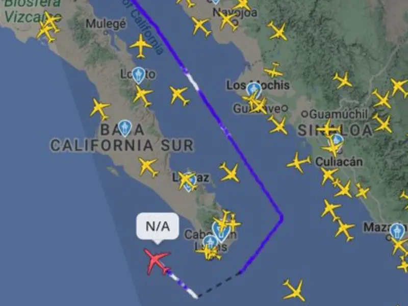 Detectan actividad inusual en las costas de Sinaloa y Baja California Sur: avión de la Fuerza Aérea de EE.UU. sobrevuela aguas internacionales