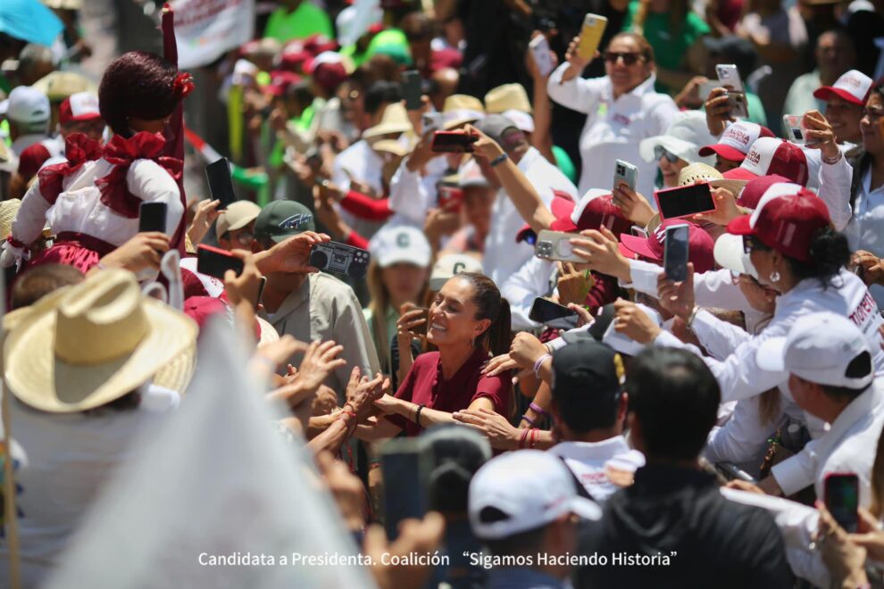 Claudia Sheinbaum se compromete a impulsar el campo de Michoacán en su campaña presidencial