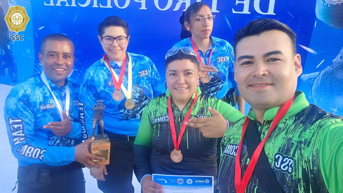 SSC de la CDMX brilla en Aguascalientes: primer lugar, podio mixto y participación destacada en el Congreso Nacional de Tiro 5 SSC