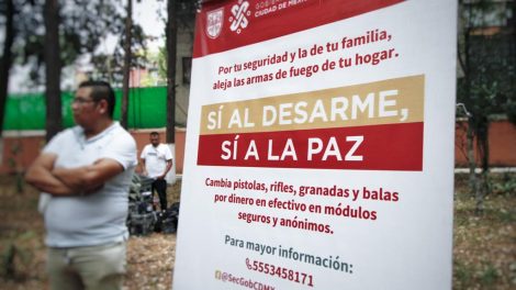 México intensifica la campaña “Sí al desarme, sí a la paz”; obteniendo una gran respuesta por parte de la ciudadanía