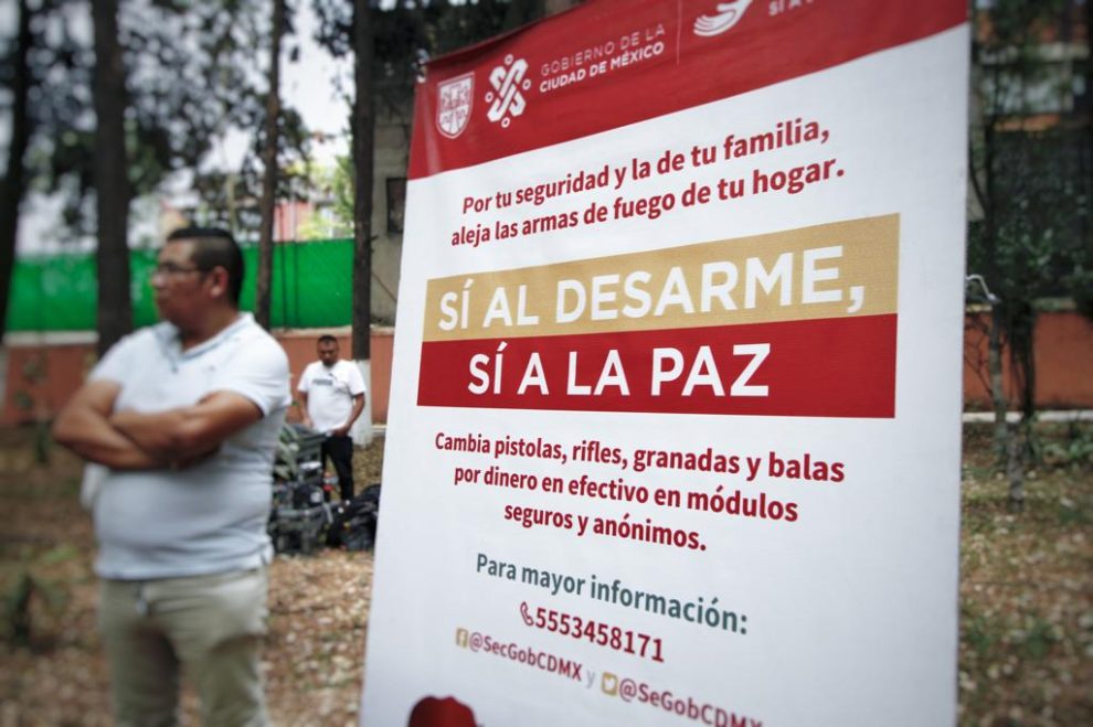 México intensifica la campaña “Sí al desarme, sí a la paz”; obteniendo una gran respuesta por parte de la ciudadanía 1 México intensifica la campaña “Sí al desarme, sí a la paz”; obteniendo una gran respuesta por parte de la ciudadanía