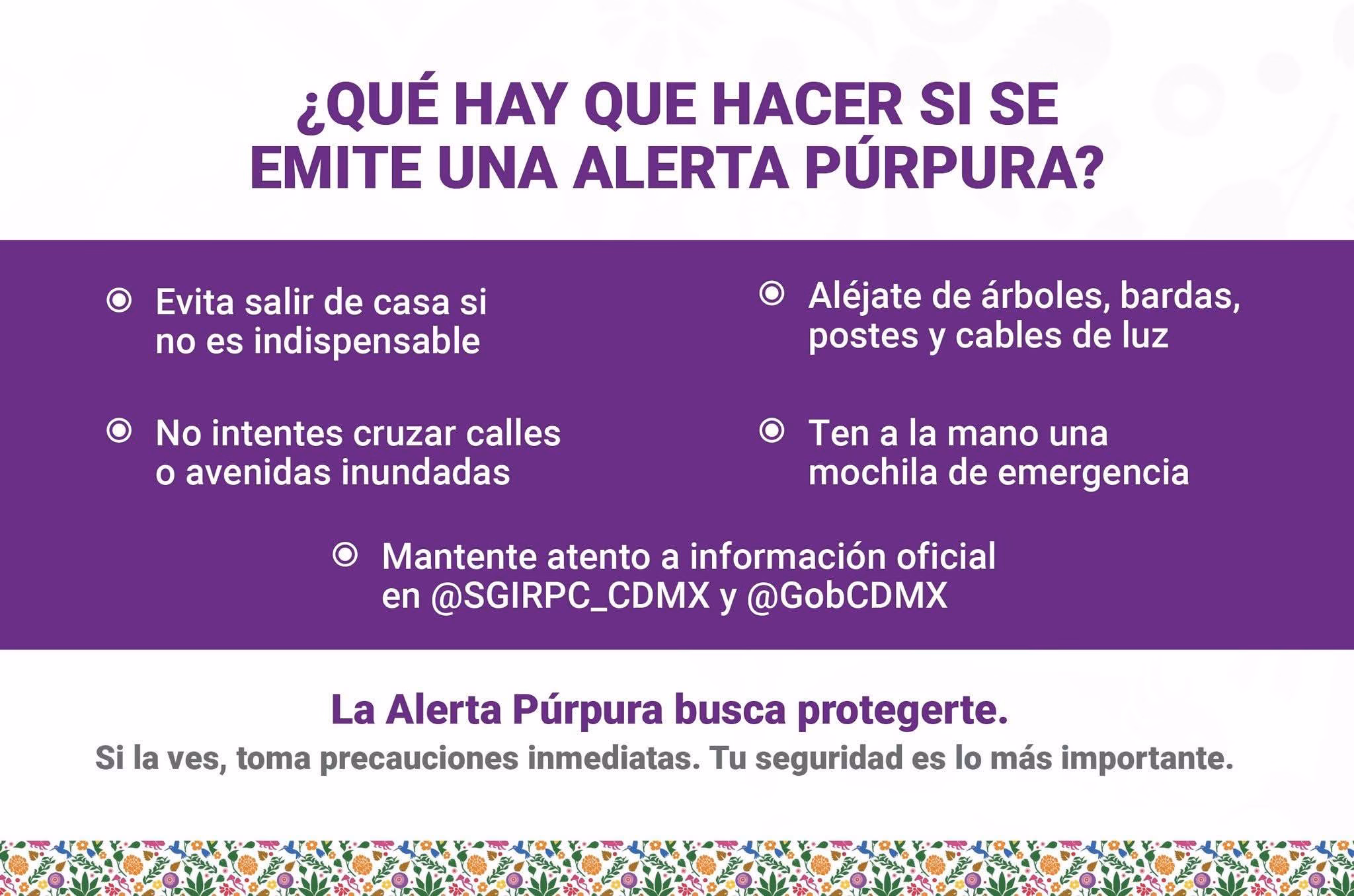 ALERTA PURPURA