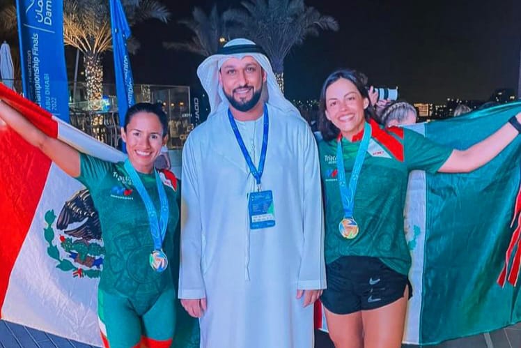 Triatletas quintanarroenses brillan en Campeonato Mundial ‘Abu Dhabi 2022’ 1 COJUDEQ Triatletas 01