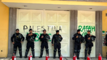 Despliegan fuerte dispositivo policial en inmediaciones de Embajada de Israel en CDMX