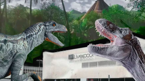 Robo inusual en exposición de Jurassic World The Exhibition en Perisur