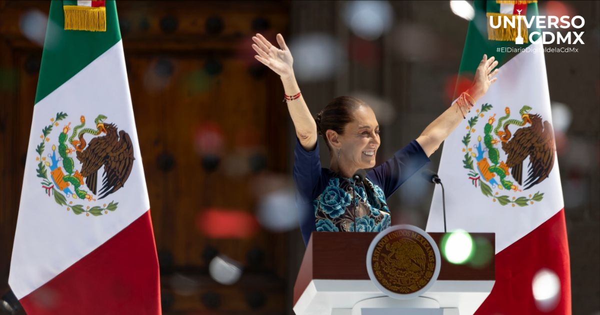 Claudia Sheinbaum presenta su estrategia para el desarrollo nacional ante miles de seguidores en el Zocalo 1