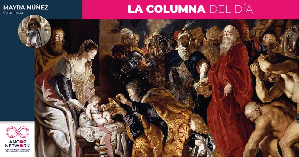 “LA ADORACION DE LOS MAGOS” 1 Columna Mayra Nunez 13