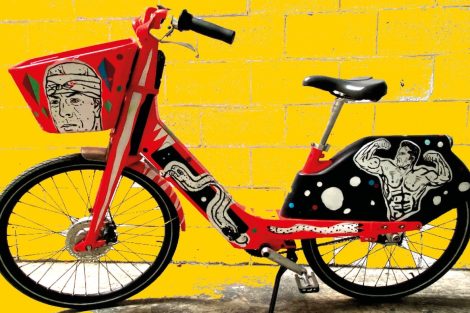 Tour Arte sobre ruedas en torno a las bicicletas se presenta en Fundación Sebastián 4 Demian Flores 1