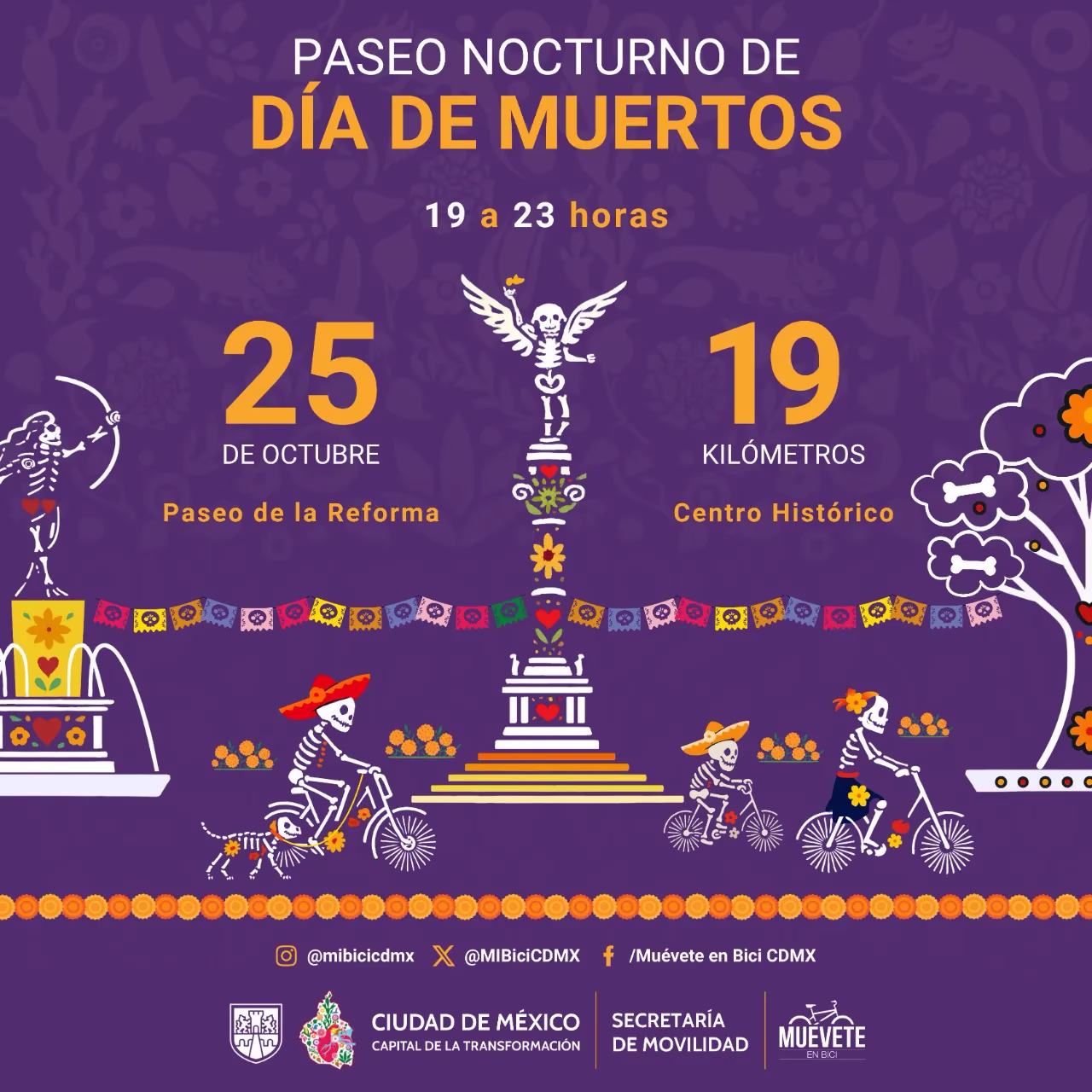 Paseo Nocturno de Día de Muertos CDMX 2025 2 dia de muertos