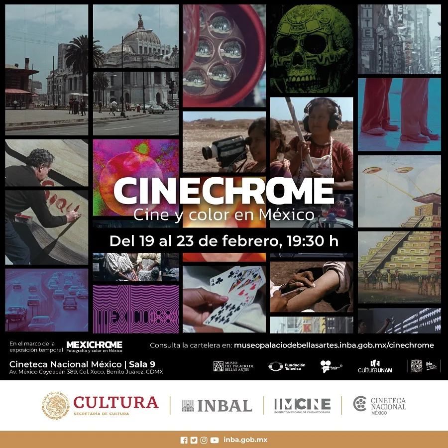 Bellas Artes y Cineteca Nacional presentan exclusivo ciclo de cortometrajes: Cinechrome