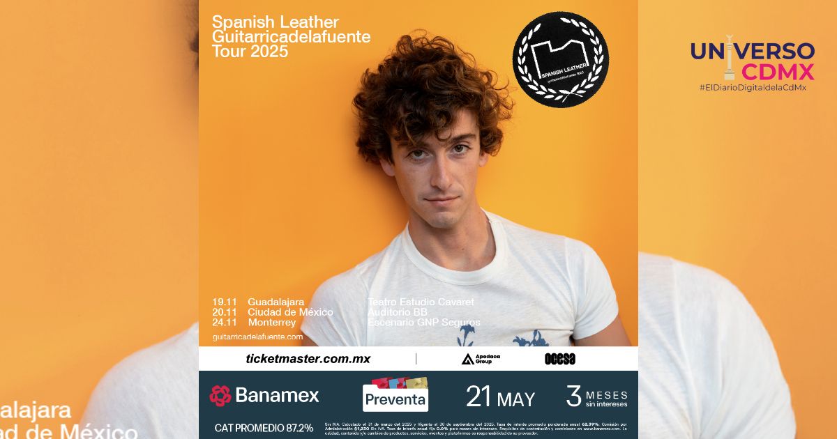 El cantautor espanol Guitarricadelafuente ¡regresa a Mexico