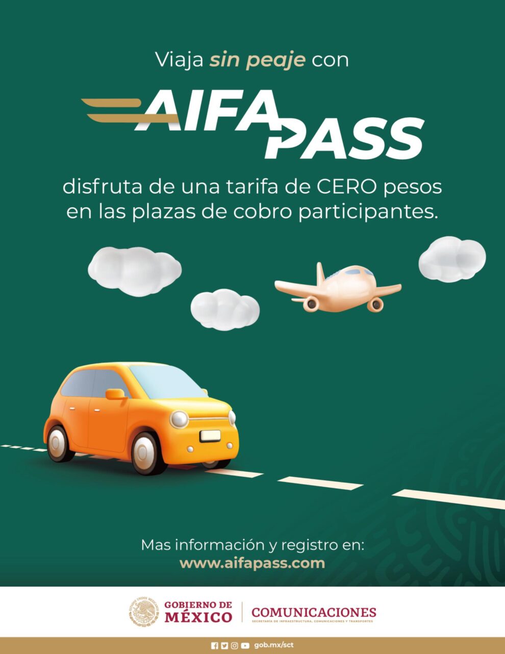 Programa “AIFA PASS” En beneficio de los pasajeros del AIFA