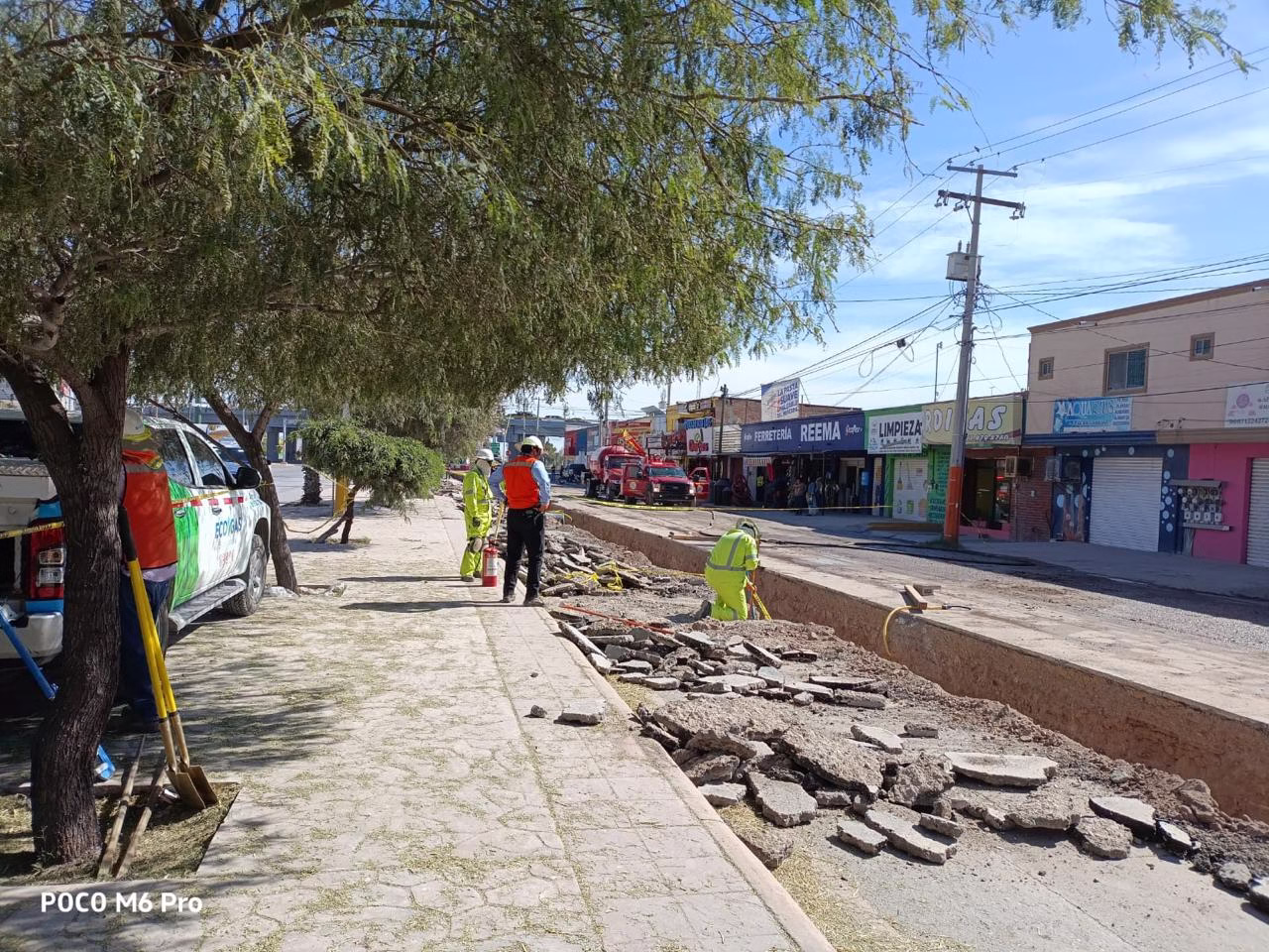 Gran fuga de gas alerta a los habitantes de la colonia Copilco Universidad