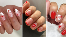 Diseños de uñas para San Valentín