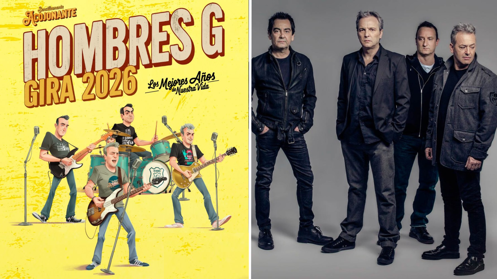 Hombres G confirma presentaciones en México para conmemorar su trayectoria 5 hombres g