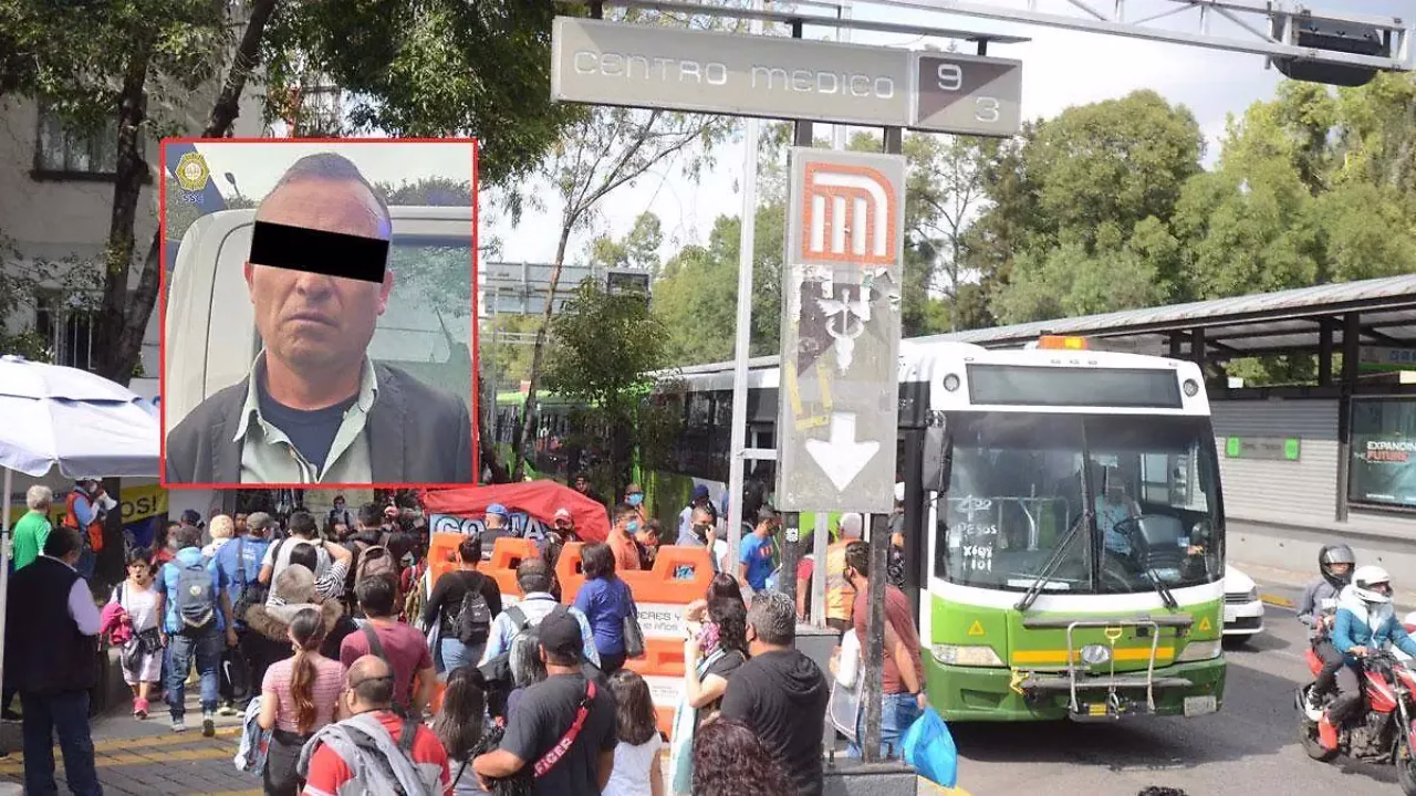 Militar desata alarma en estación Centro Médico de la CDMX 1 Militar