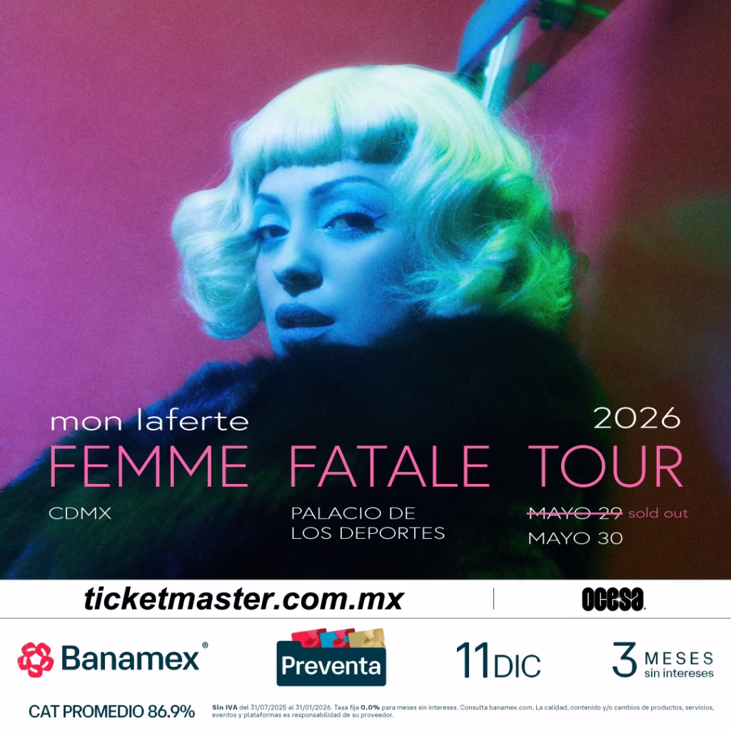 Mon Laferte agrega segunda noche CDMX 1 Mon Laferte
