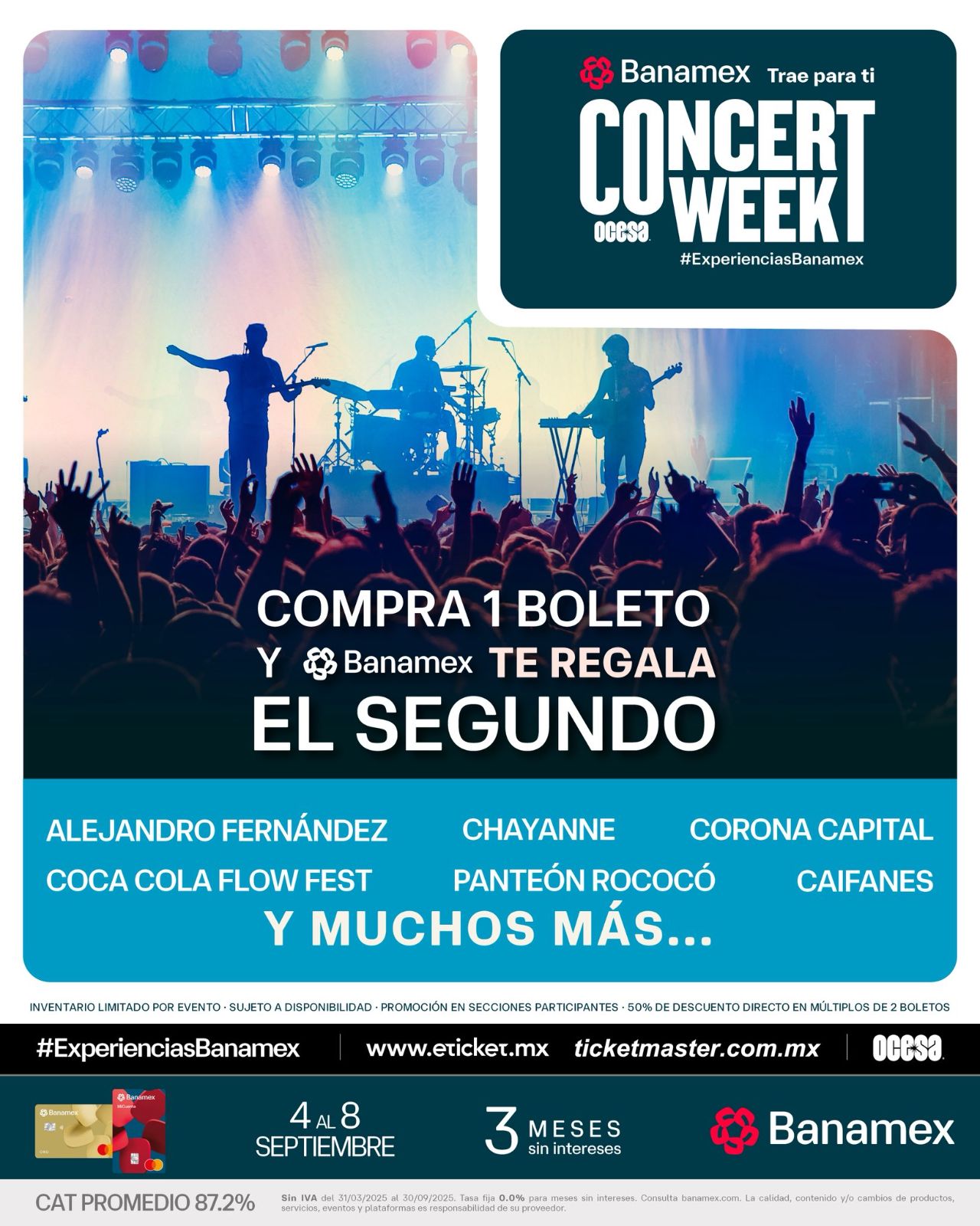 OCESA Concert Week 2025 regresa con una promoción que todos esperan 1 OCESA