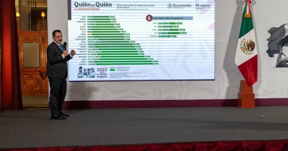 Profeco presenta a las cinco gasolineras más caras y con mayor índice de ganancia 7 Profeco presenta a las cinco gasolineras más caras y con mayor índice de ganancia