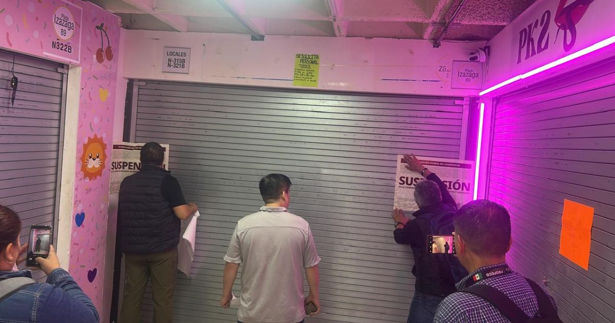 Profeco suspende actividad comercial