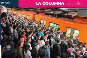 El metro, sobresaturado y mal cuidado