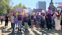 Mujeres marchan en CDMX para exigir el fin de la violencia de género