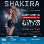 Shakira anuncia séptima fecha en CDMX: todo listo para el 30 de marzo de 2025