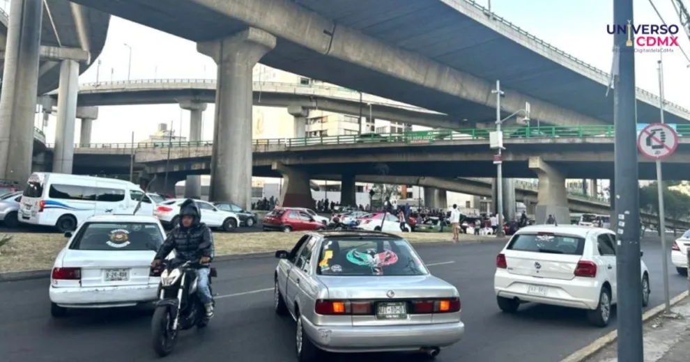 Taxistas y motociclistas exigen mayor seguridad en el sur de CDMX