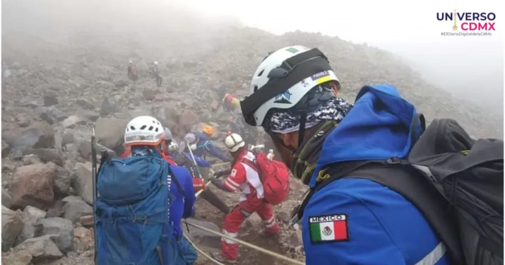 Rescate en el Pico de Orizaba: tres alpinistas localizados, búsqueda del guía continúa