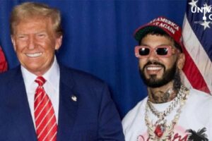 Anuel AA visita a Donald Trump y renueva su apoyo en redes sociales