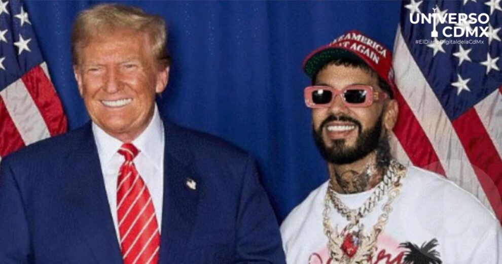 Anuel AA visita a Donald Trump y renueva su apoyo en redes sociales