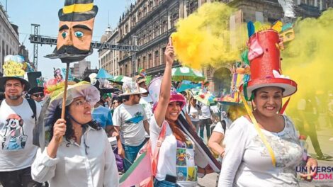 Nuevo Zócalo peatonal lo celebran con Carnaval