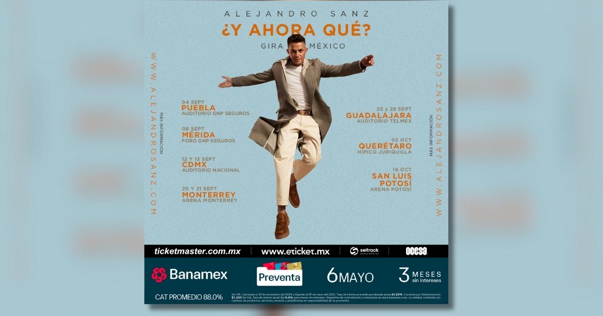 Alejandro Sanz regresa a México con su nueva gira: un espectáculo cargado de emociones y éxitos 3 Alejandro Sanz