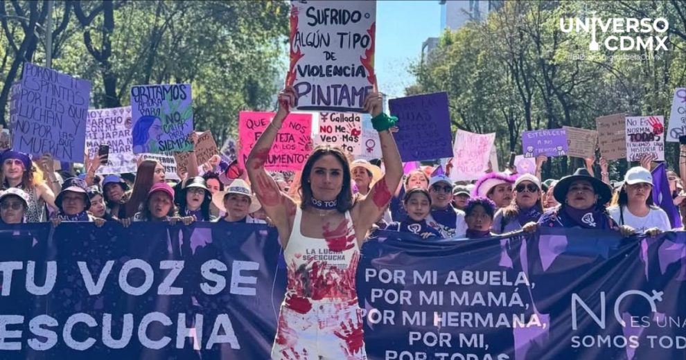 Alessandra Rojo de la Vega presente en el 8M: un juramento de por vida en defensa de las mujeres 1 Alessandra Rojo de la Vega presente en el 8M: un juramento de por vida en defensa de las mujeres
