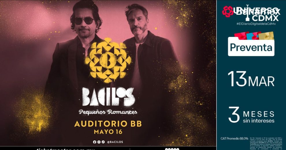 Bacilos Regresa a la CDMX con un Show Íntimo en el Auditorio BB 1 Bacilos Regresa a la CDMX con un Show Íntimo en el Auditorio BB