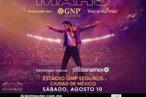 Bruno Mars inaugurará el renovado Estadio GNP Seguros en México