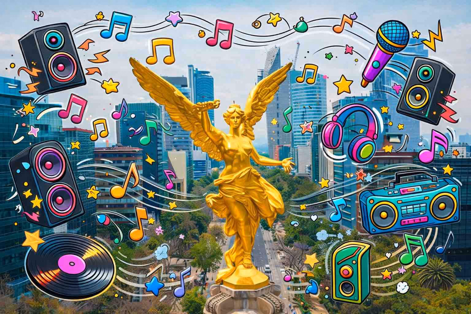 ciudad en una sola playlist