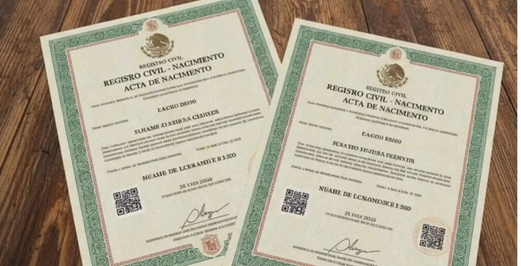 estado civil en actas de nacimiento