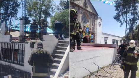 explosion iglesia santa fe heridos 13 agosto