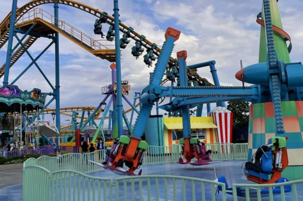El primer parque de diversiones en la cima de un centro comercial en CDMX 1 El primer parque de diversiones en la cima de un centro comercial en CDMX
